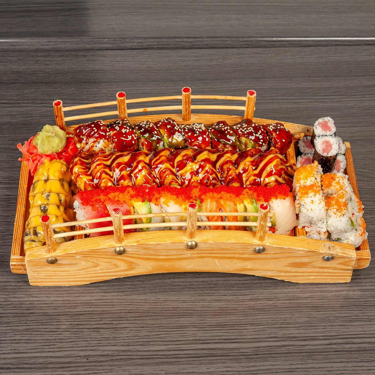 Sushi Boats Made for Groups