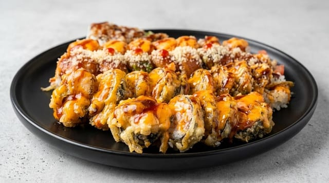 Apollo Roll, Kamikaze Roll, Sakura Roll, Big Papa, Shrimp Tempura Roll, Avocado Roll.